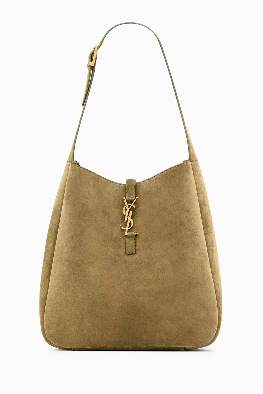 Large Le 5 À 7 Soft Hobo Bag in Suede