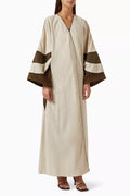 Bisht-style Abaya in Linen