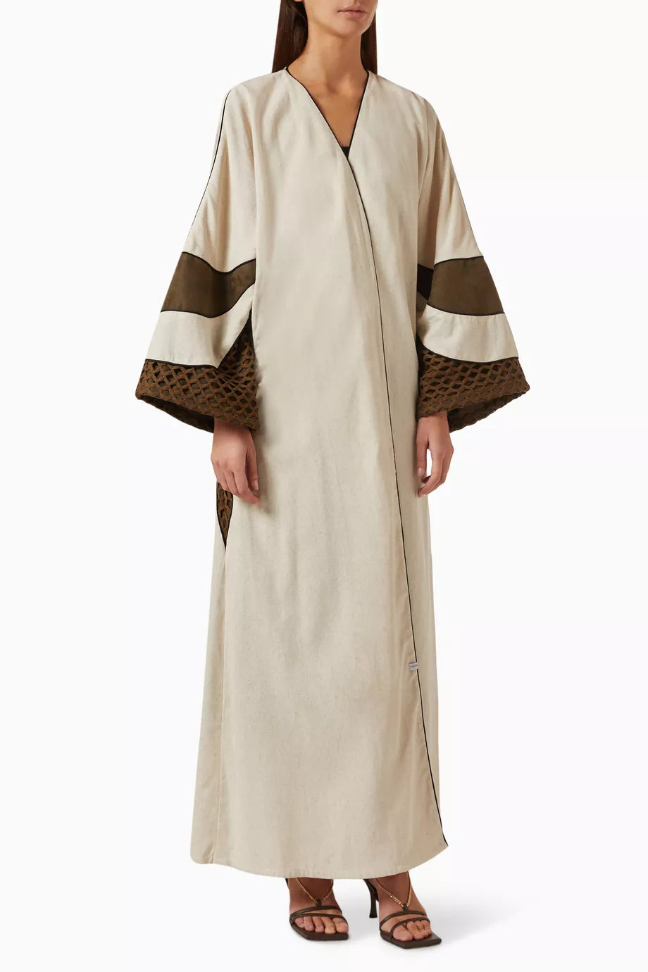 Bisht-style Abaya in Linen