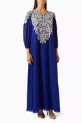 Floral Sequin-embellished Kaftan