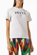 Logo Print T-shirt in Cotton