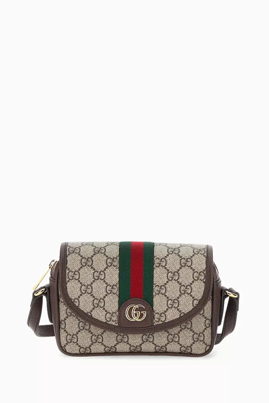 Mini Ophidia GG Shoulder Bag in Canvas