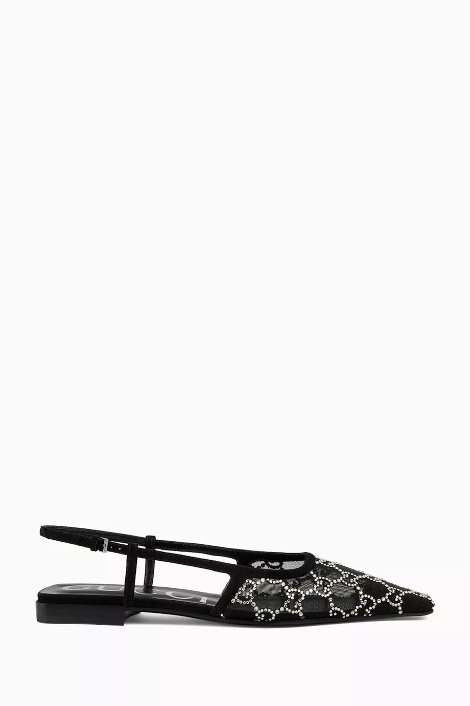 GG Slingback Ballet Flats in Mesh