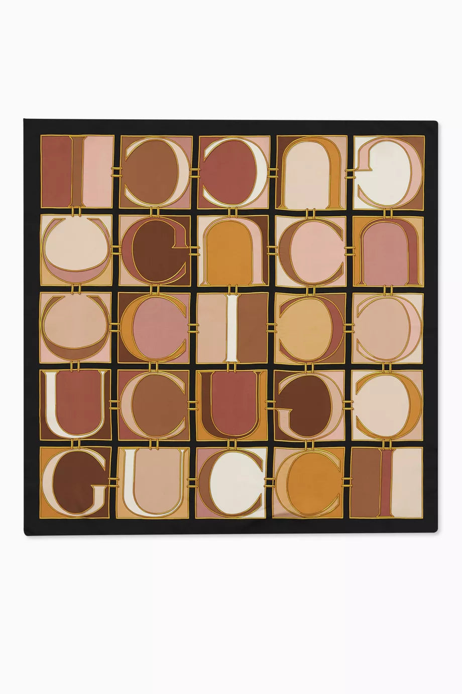 Gucci Scarf in Pop Print Silk Carré
