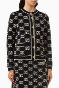 Cardigan in GG Wool Bouclé Jacquard
