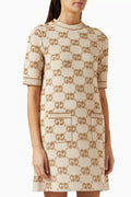 GG Jacquard Dress in Wool Bouclé