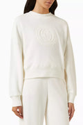 Interlocking G Sweatshirt in Felted Cotton-jersey