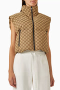 GG Zip-up Jacket in Cotton