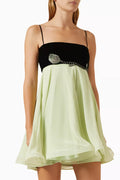 Mini Fox Dress in Chiffon