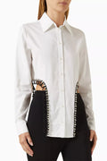 Crystal-embellished Shirt in Cotton