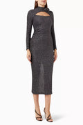 Glittered Midi Dress
