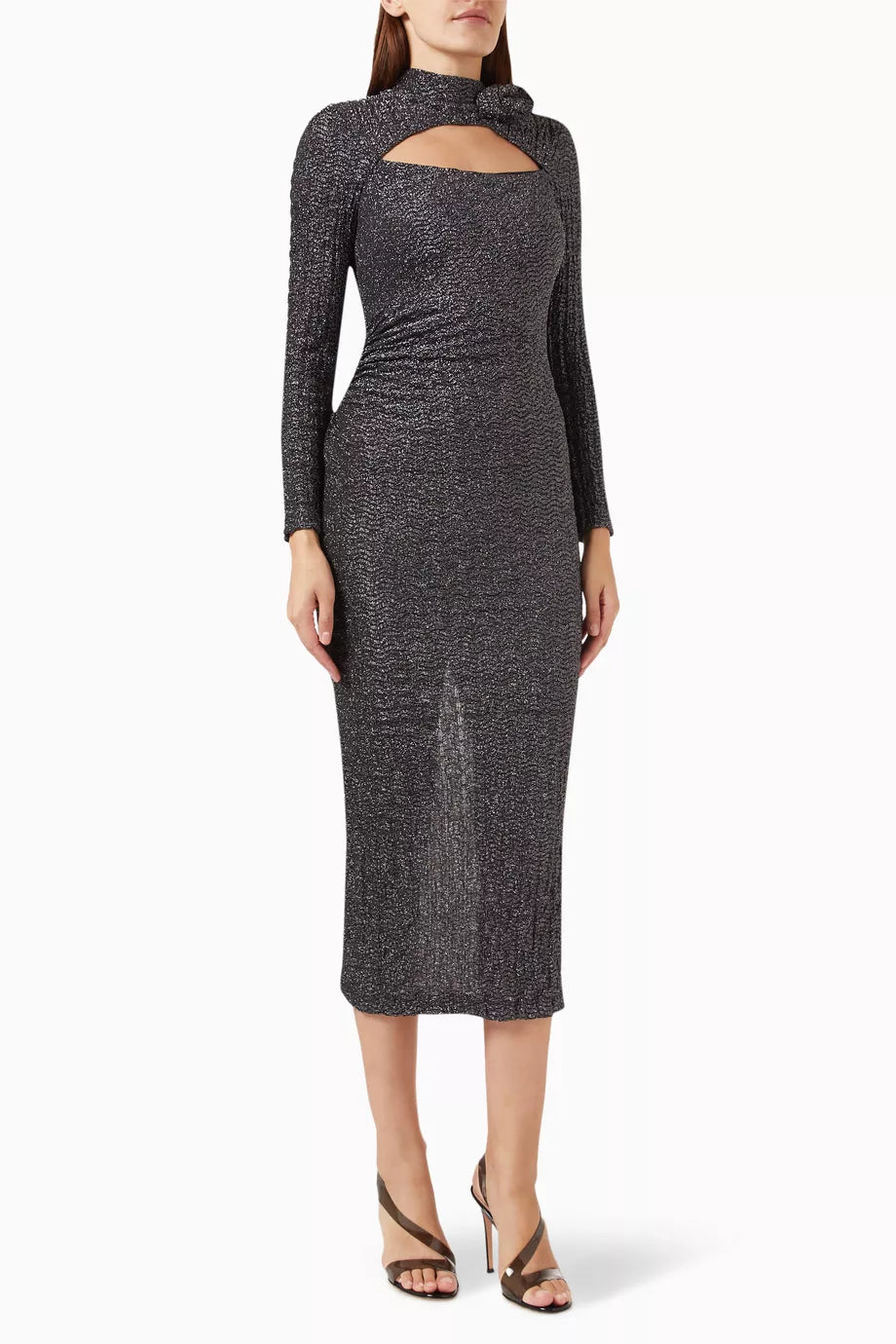 Glittered Midi Dress