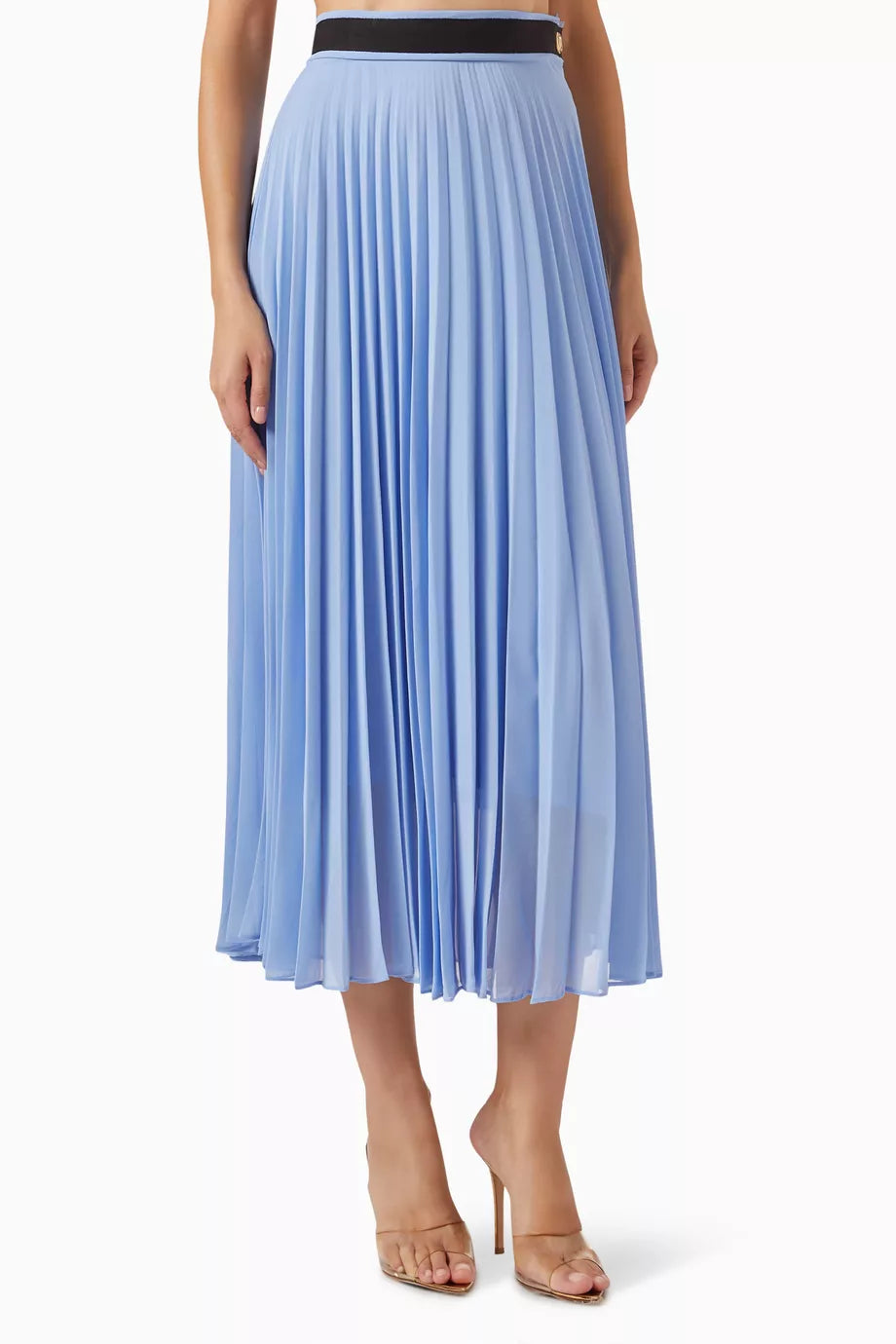Pleated Midi Skirt