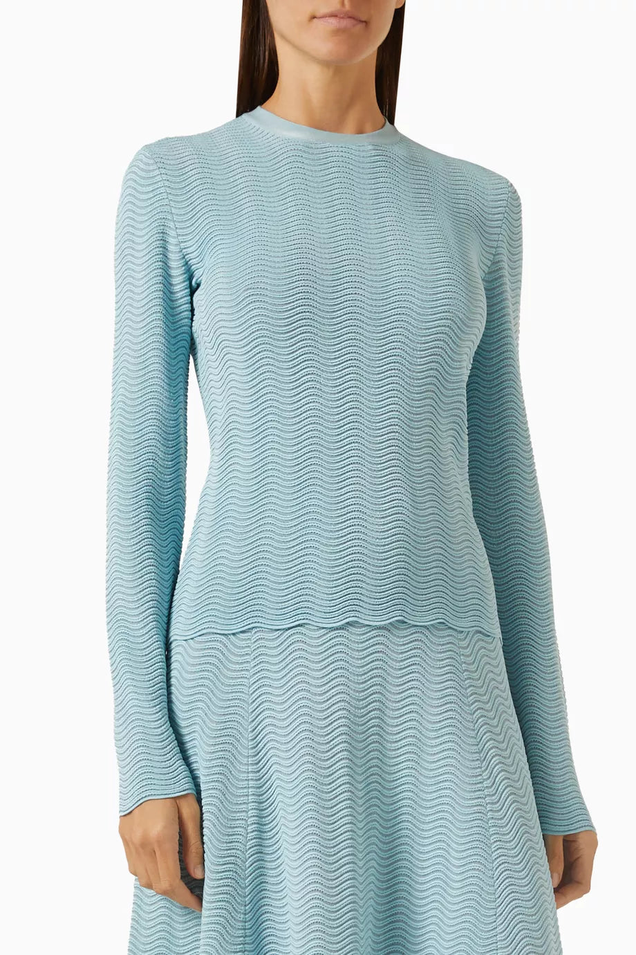 Love Capsule Sweater in Ottoman Wave Knit