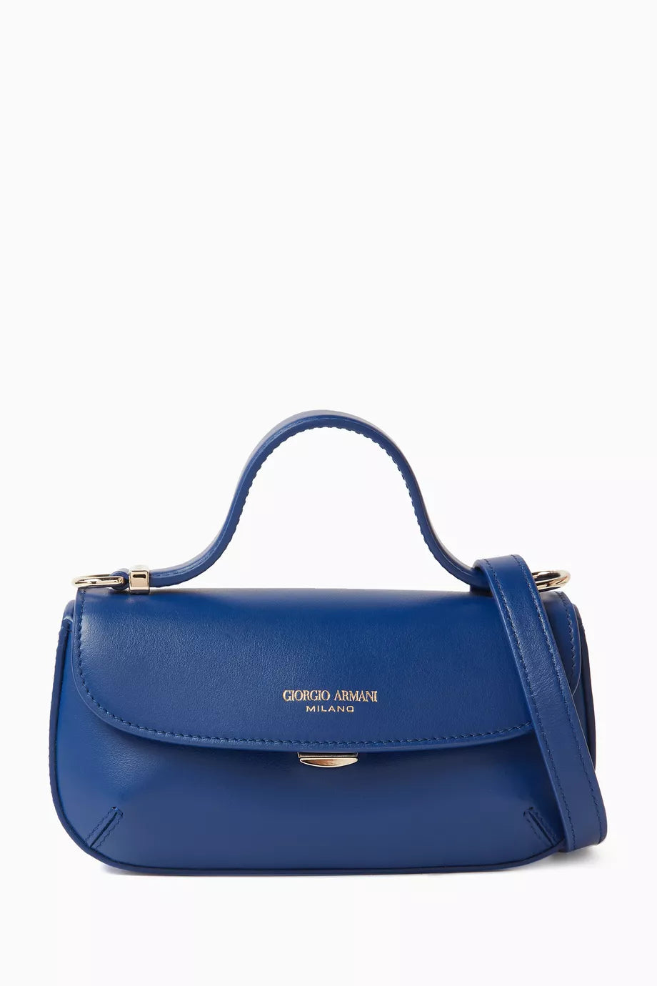 Love Capsule Mini La Prima Top-handle Bag in Leather