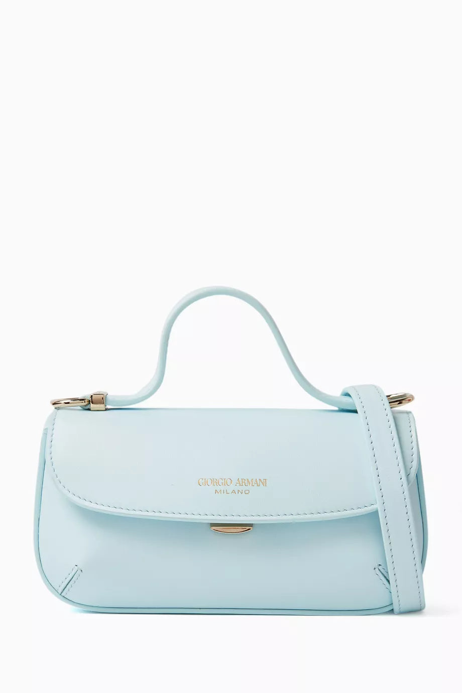Love Capsule Mini La Prima Top-handle Bag in Leather