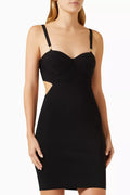 Cut-out Mini Dress in Knit