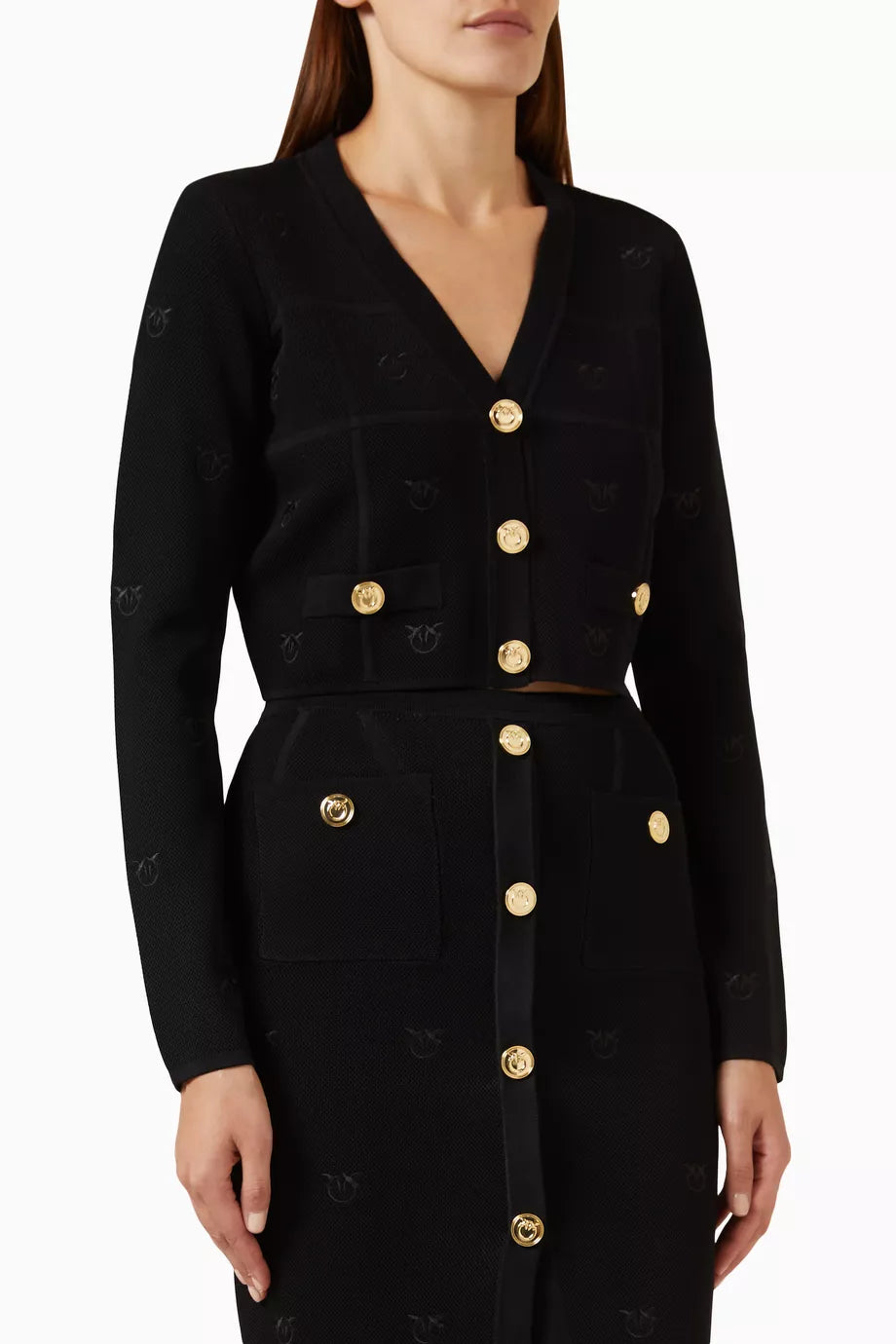 Dinaro Crop Jacket in Knit