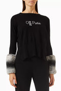 Apres Ski Embroidered Sweater in Merino Wool