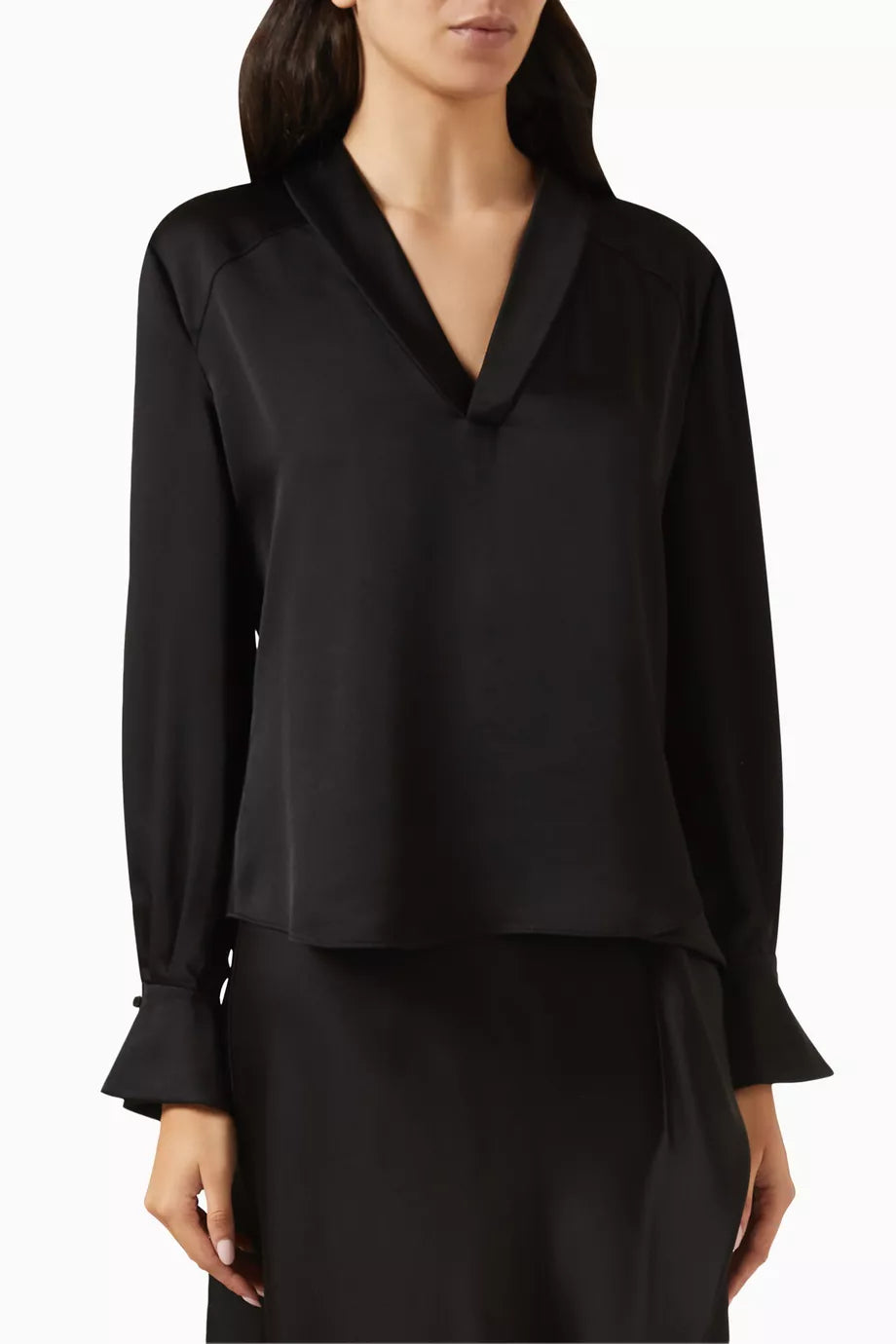 Maisey Blouse in Satin