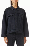 Lambert Embellished Jacket in Denim