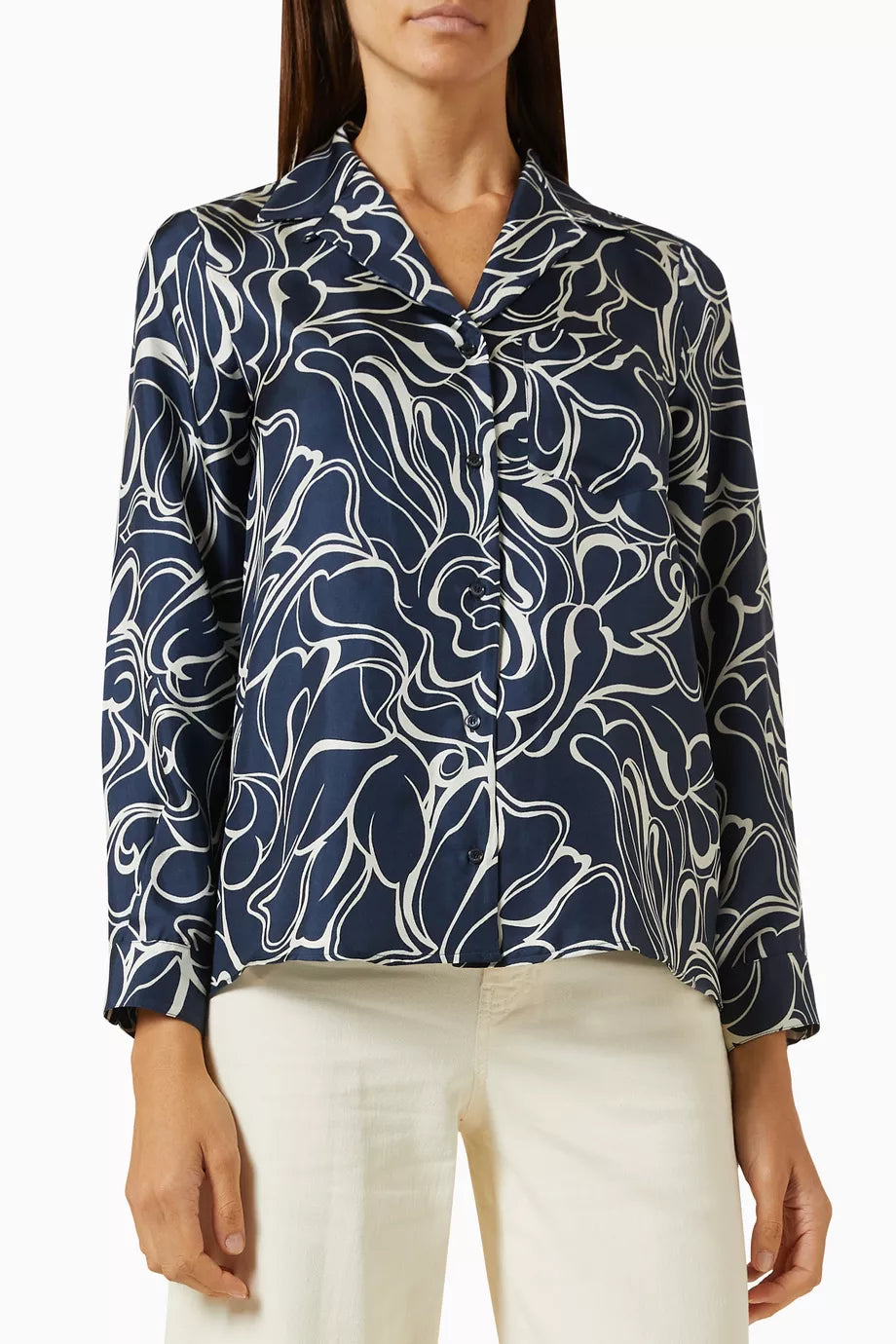 Babila Shirt in Silk Twill