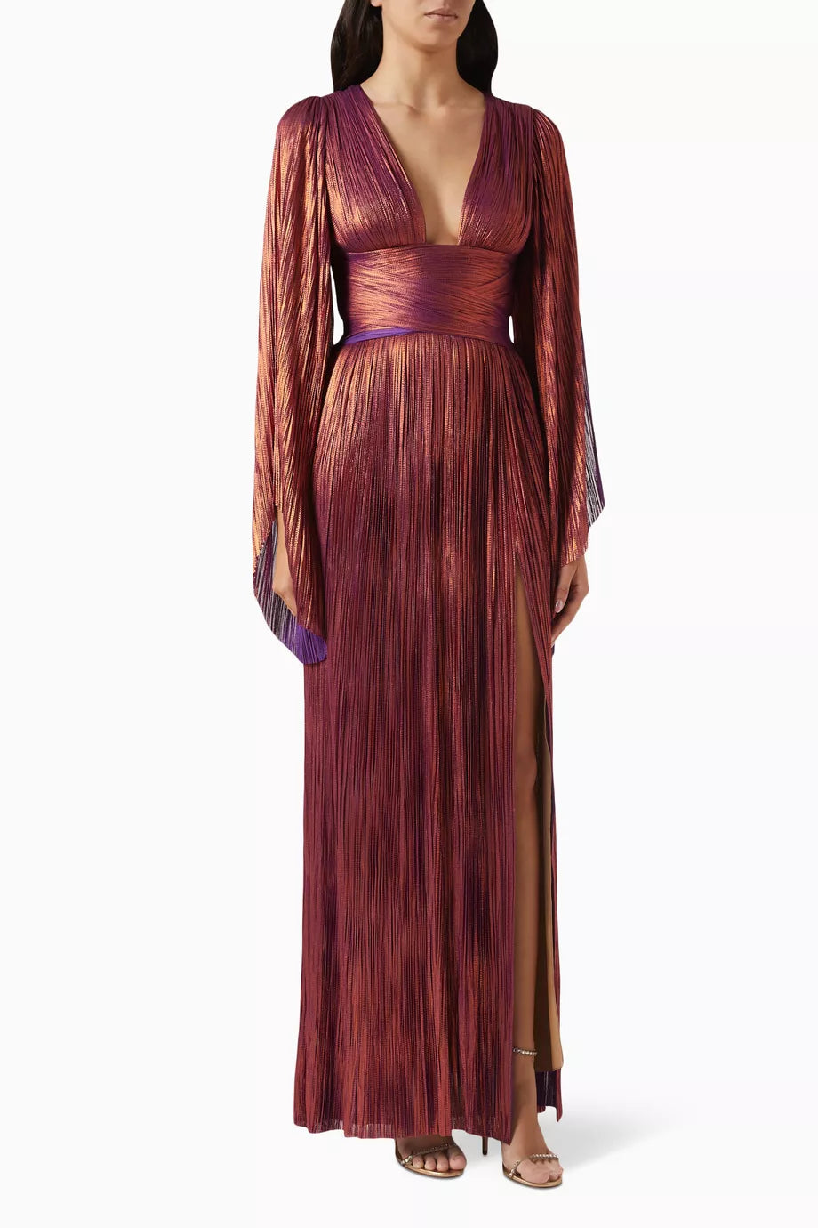 Alana Maxi Dress in Silk