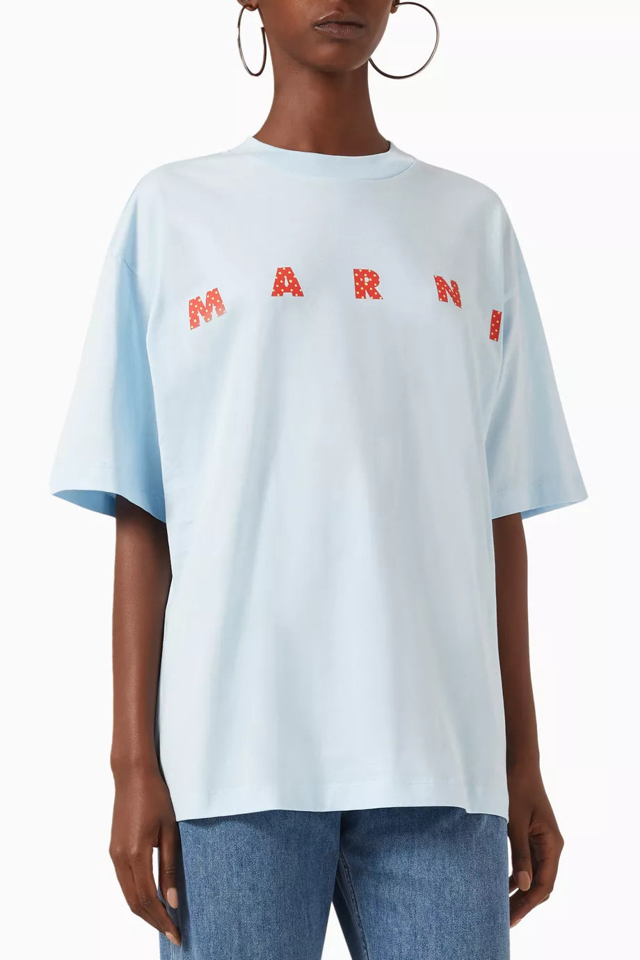 Logo-print Oversized T-shirt in Cotton