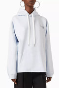 Drawstring Hoodie in Cotton-fleece