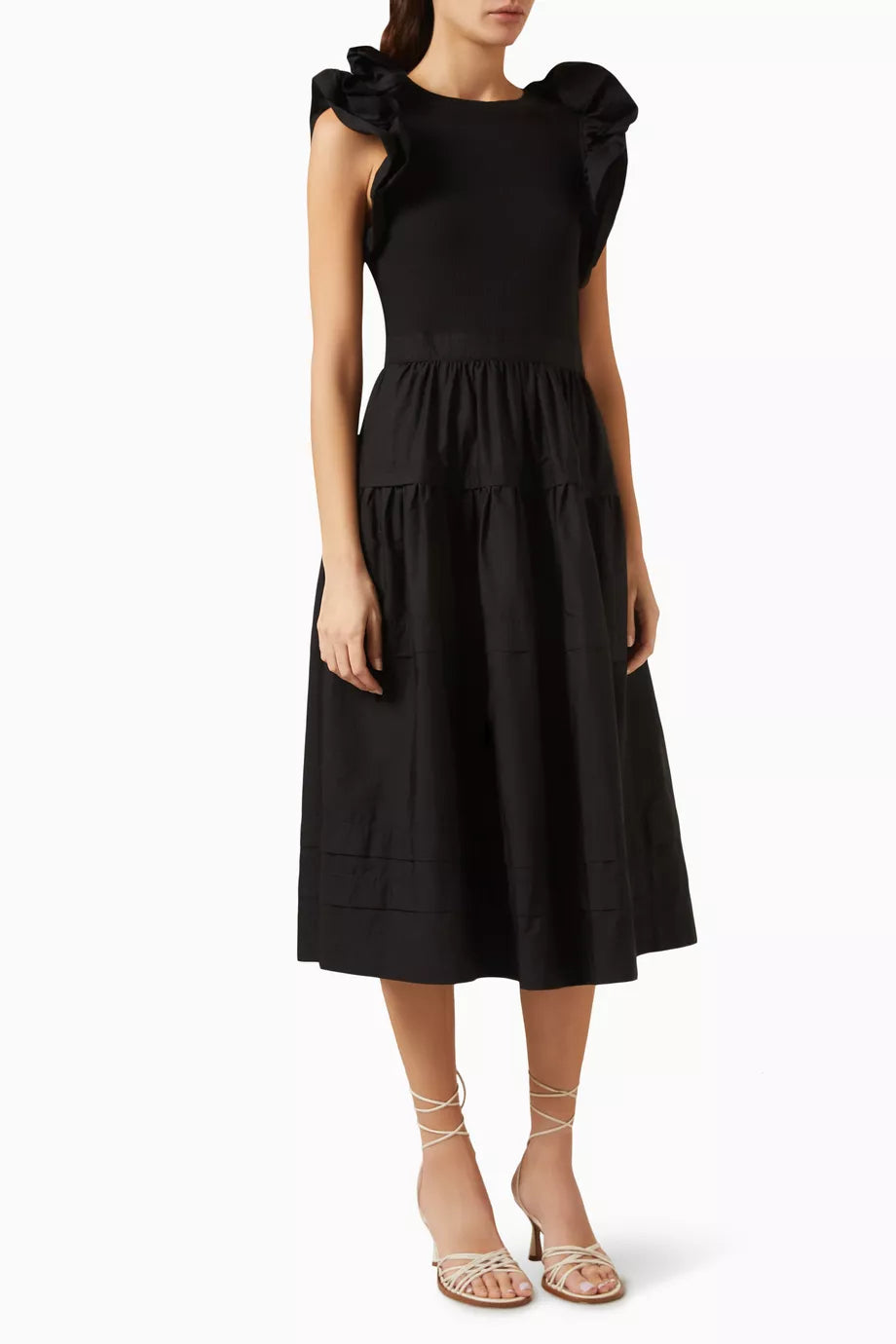 Francine Midi Dress in Cotton
