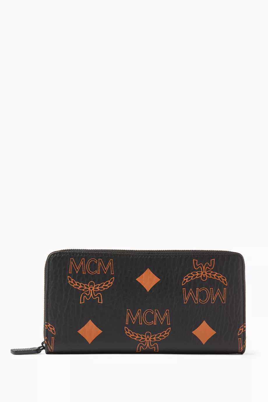 Large Zip Maxi Visetos Wallet in Coated-canvas