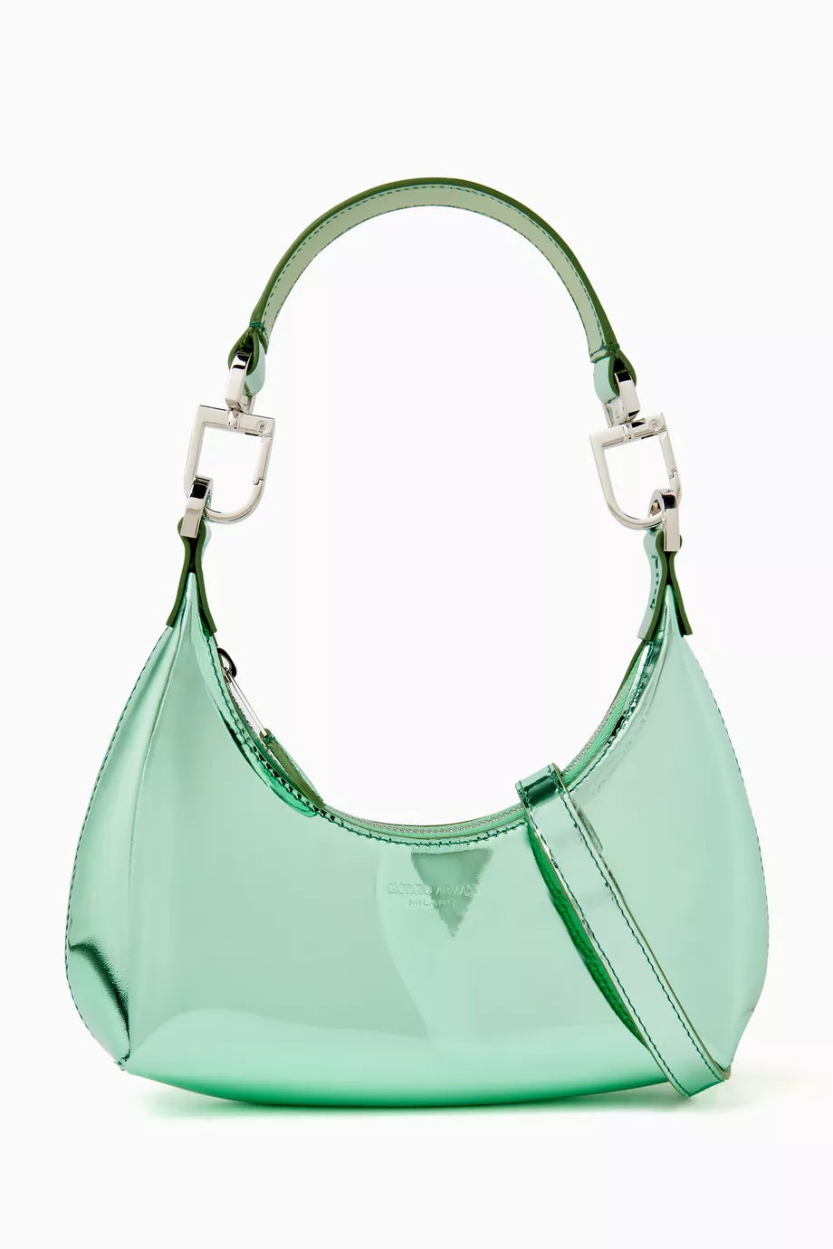 Hobo Bag in Metallic Leather