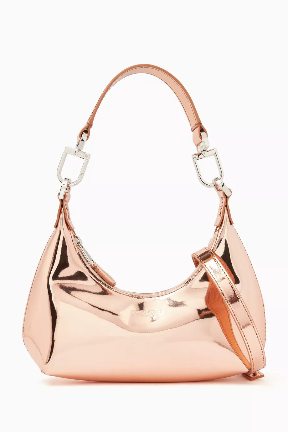 Hobo Bag in Metallic Leather