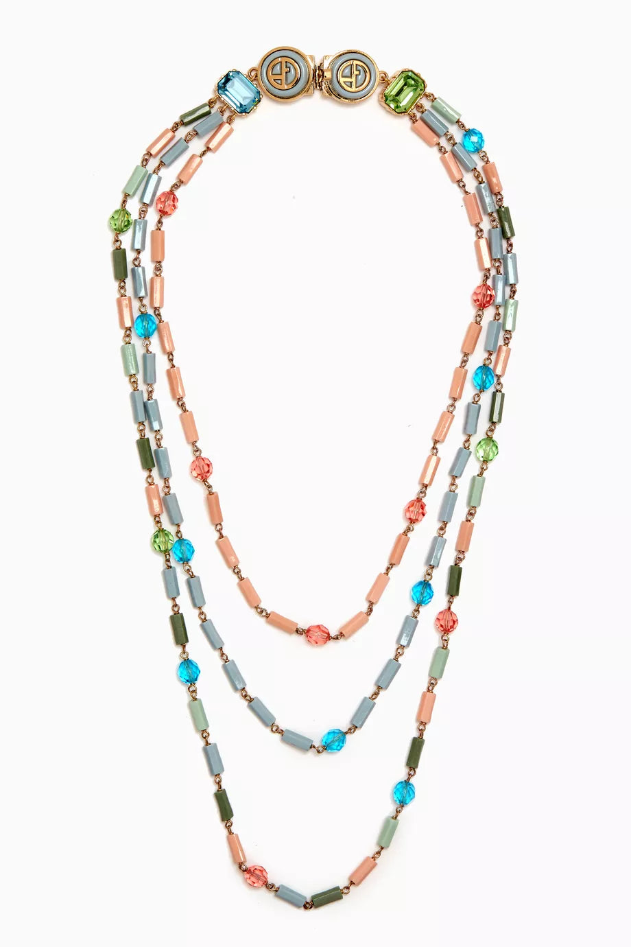 JWL Swarovski-crystal Layered Necklace
