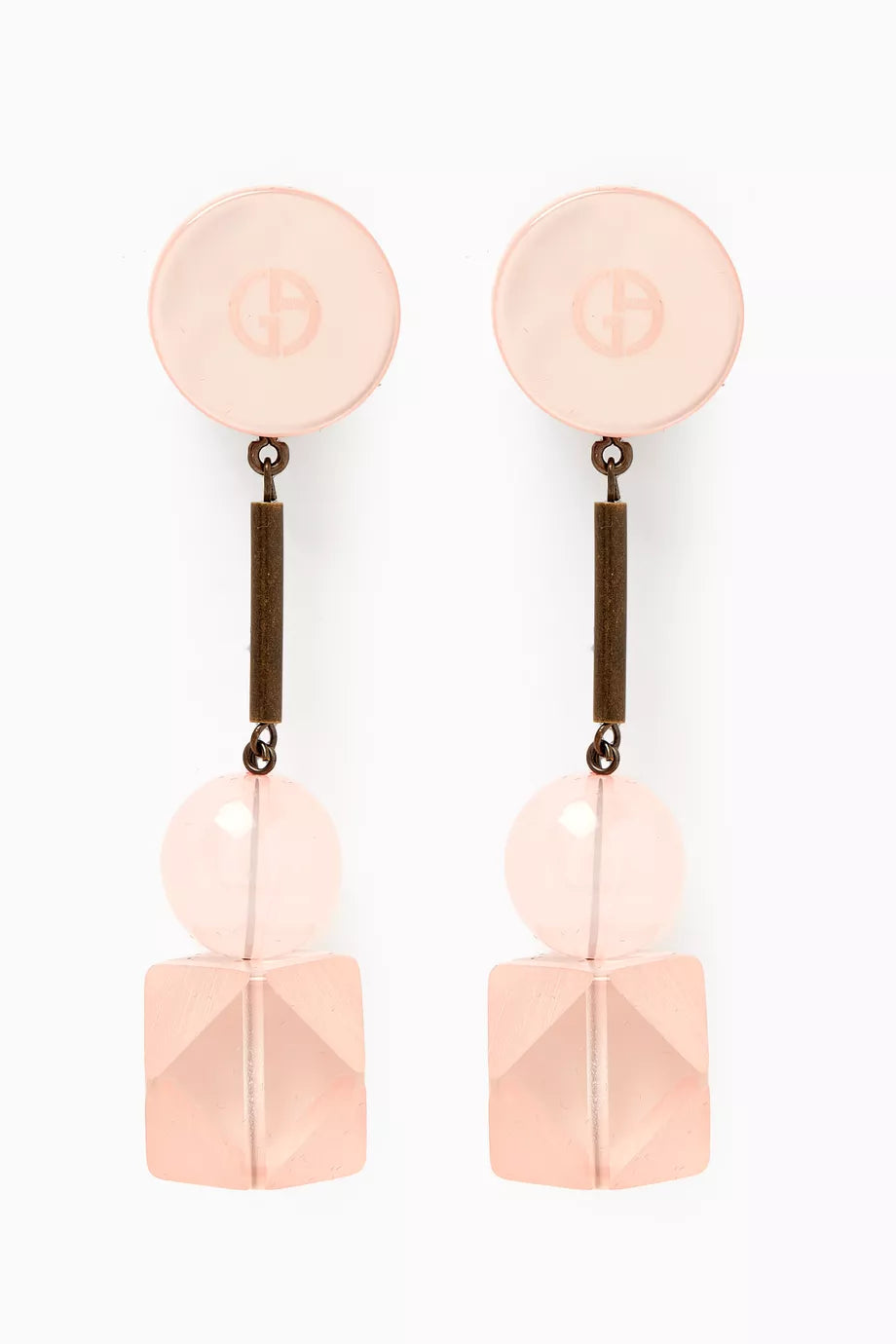 Logo Drop Earrings