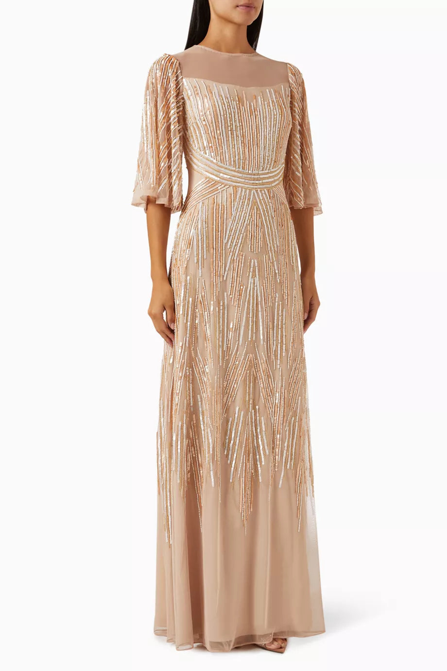 Jenna Embellished Gown in Tulle