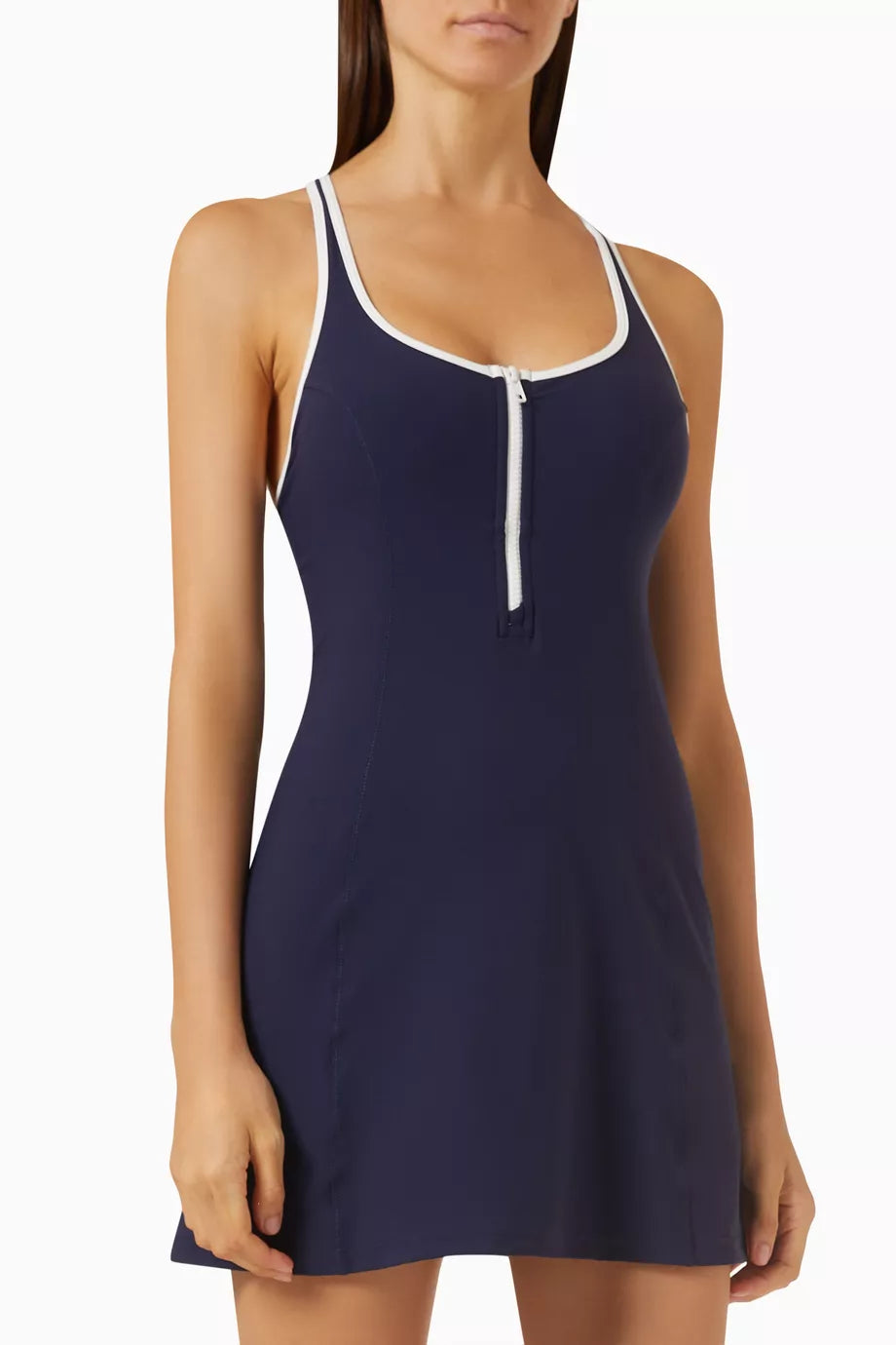 Ali Mini Dress in Stretch Recycled-nylon