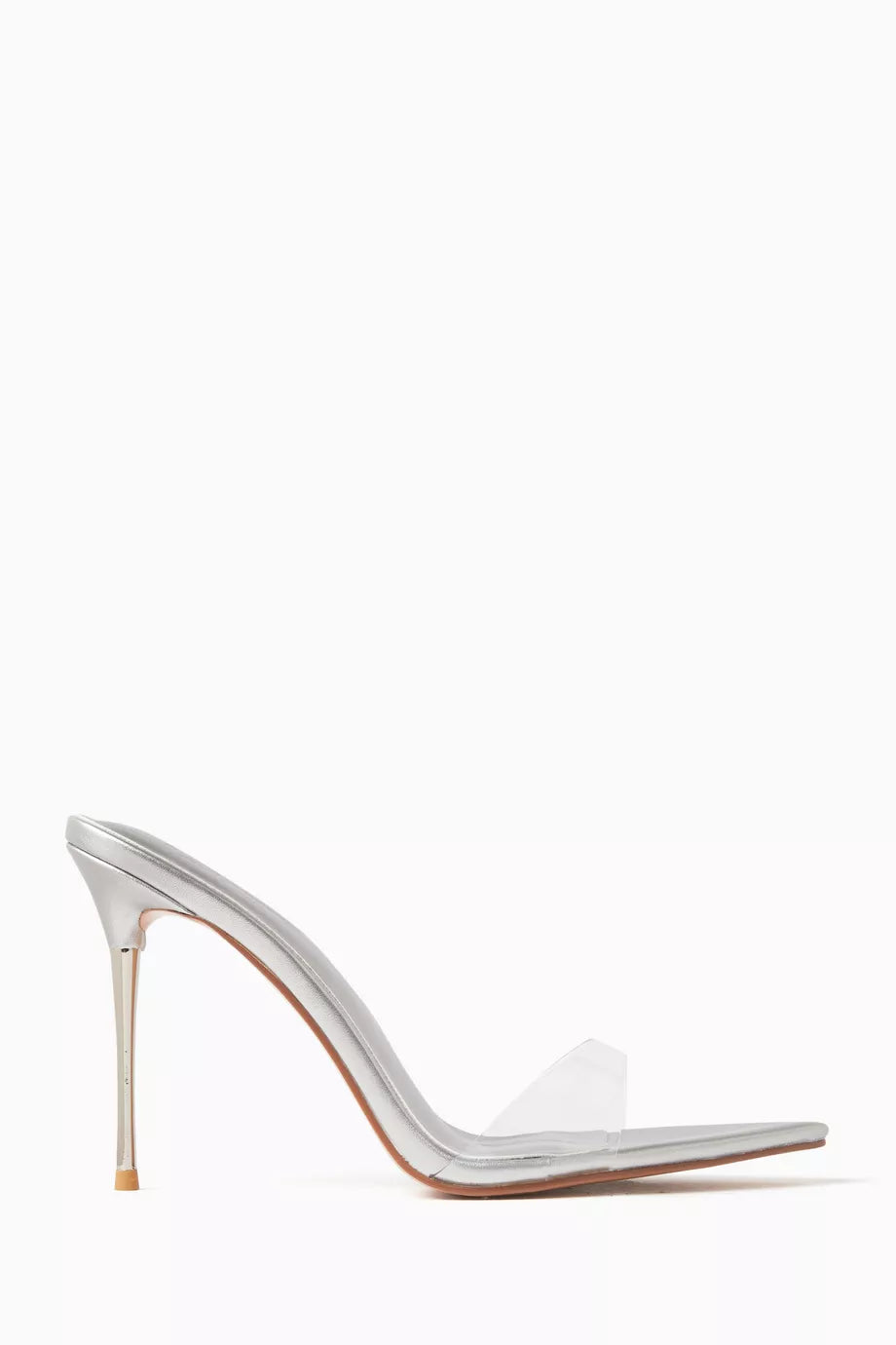 Azúcar 105 Mule Sandals in PVC & Vegan Metallic Leather