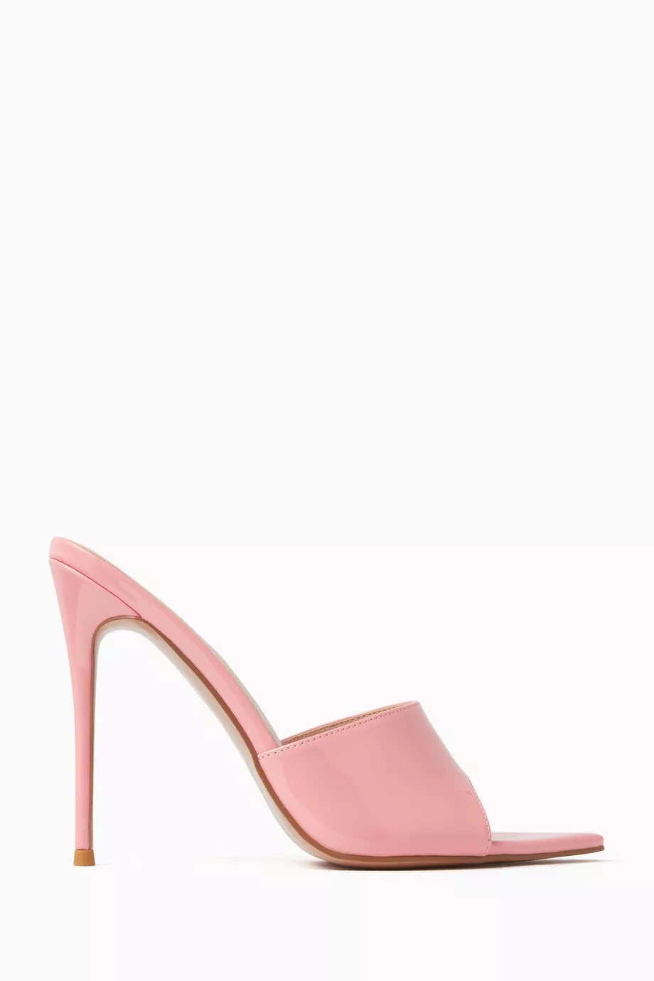Gianni 120 Mule Sandals in Vegan Patent Leather