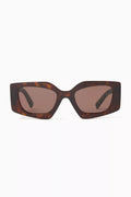 Irregular Sunglasses in Acetate