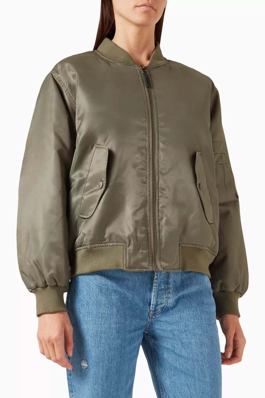 Leon Oversized Bomber Jacket