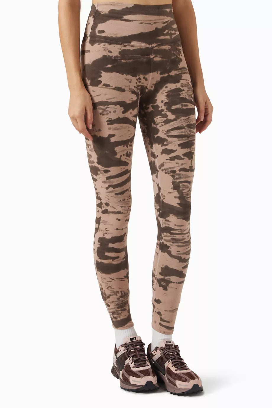Mia Tie-dye High-rise Leggings in Stretch-cotton