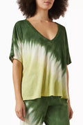 Chase V-neck T-shirt in Rayon-blend