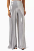 Elephant Wide-leg Pants in Stretch Lamé