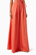 Elaina Palazzo Pants in Linen