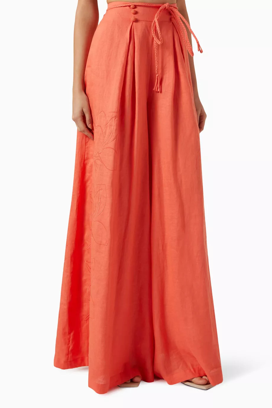 Elaina Palazzo Pants in Linen