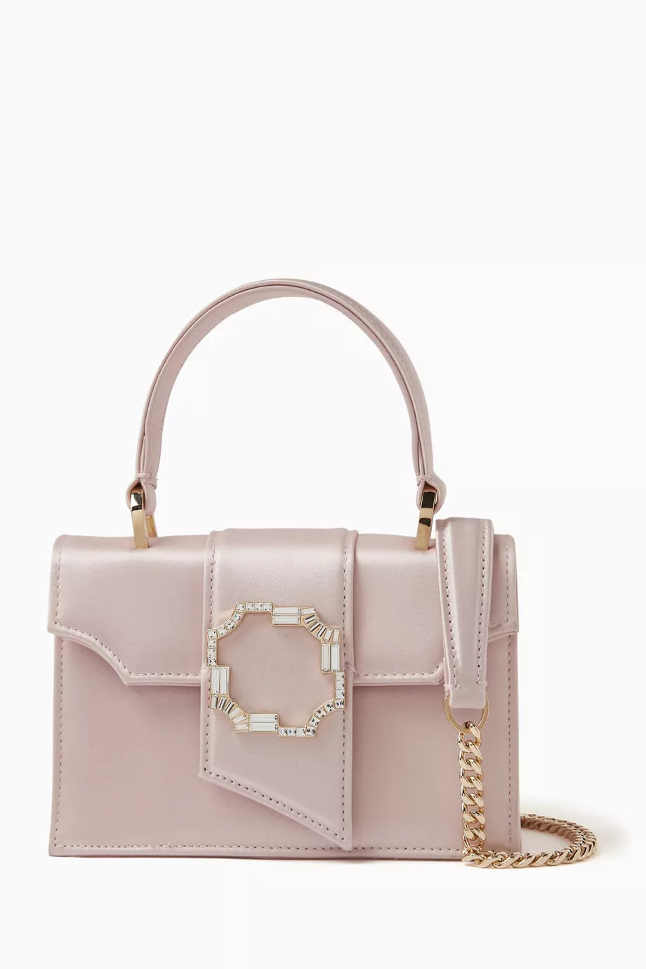 Mini Audrey Top Handle Bag in Satin