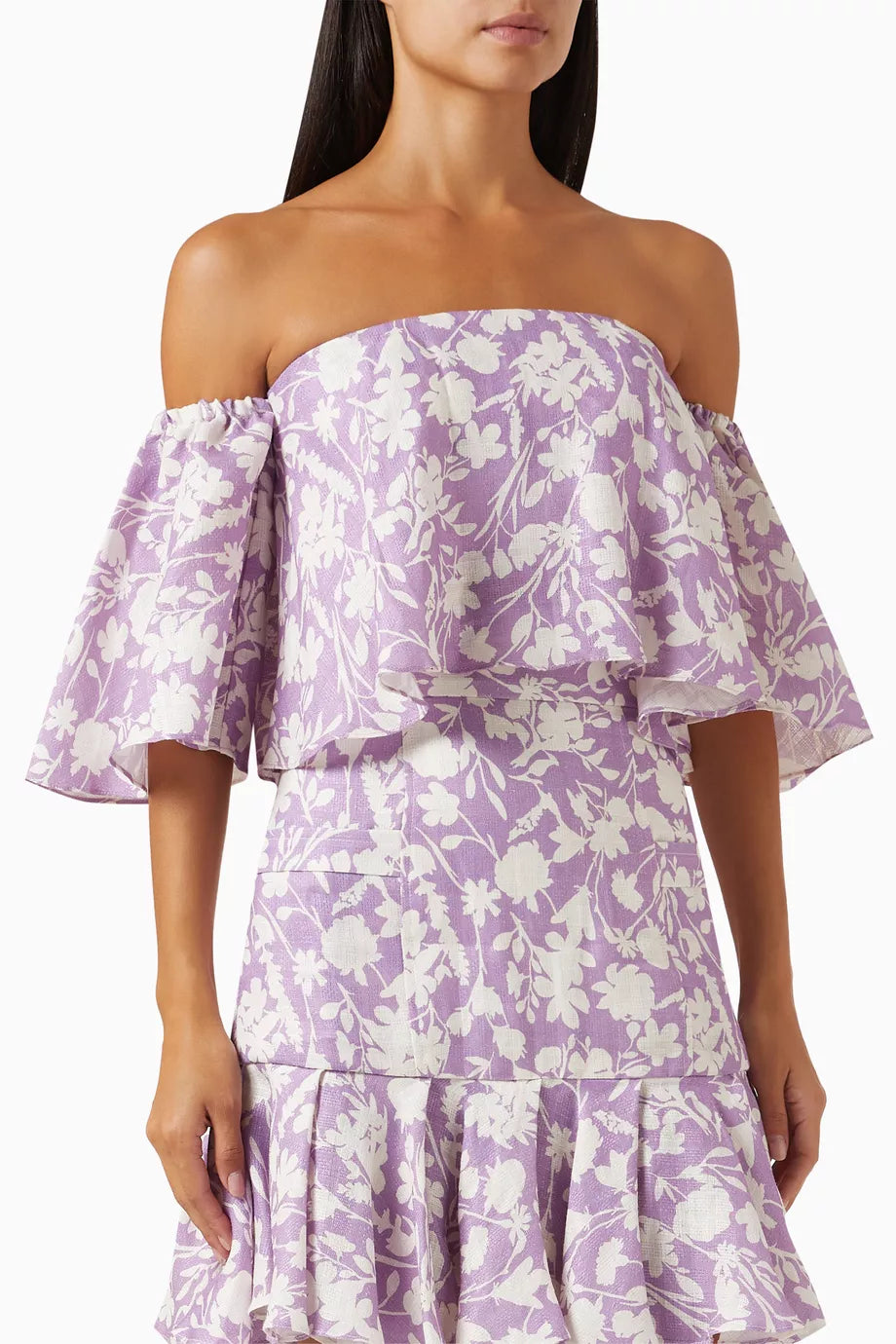 Arielle Off-Shoulder Top in Linen