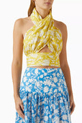 Catania Floral Halter Top
