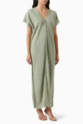 Chaac Knot Kaftan in Cotton